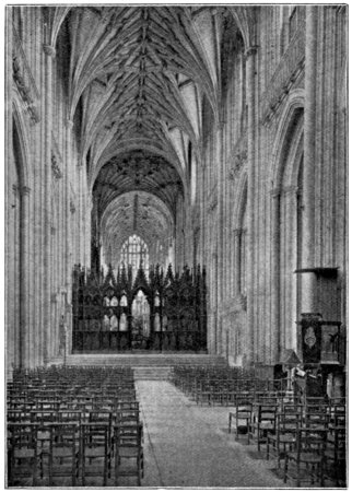 THE NAVE, LOOKING EAST.