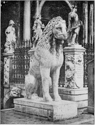 Image not available for display: The Old Lion at the Arsenal, Venice.